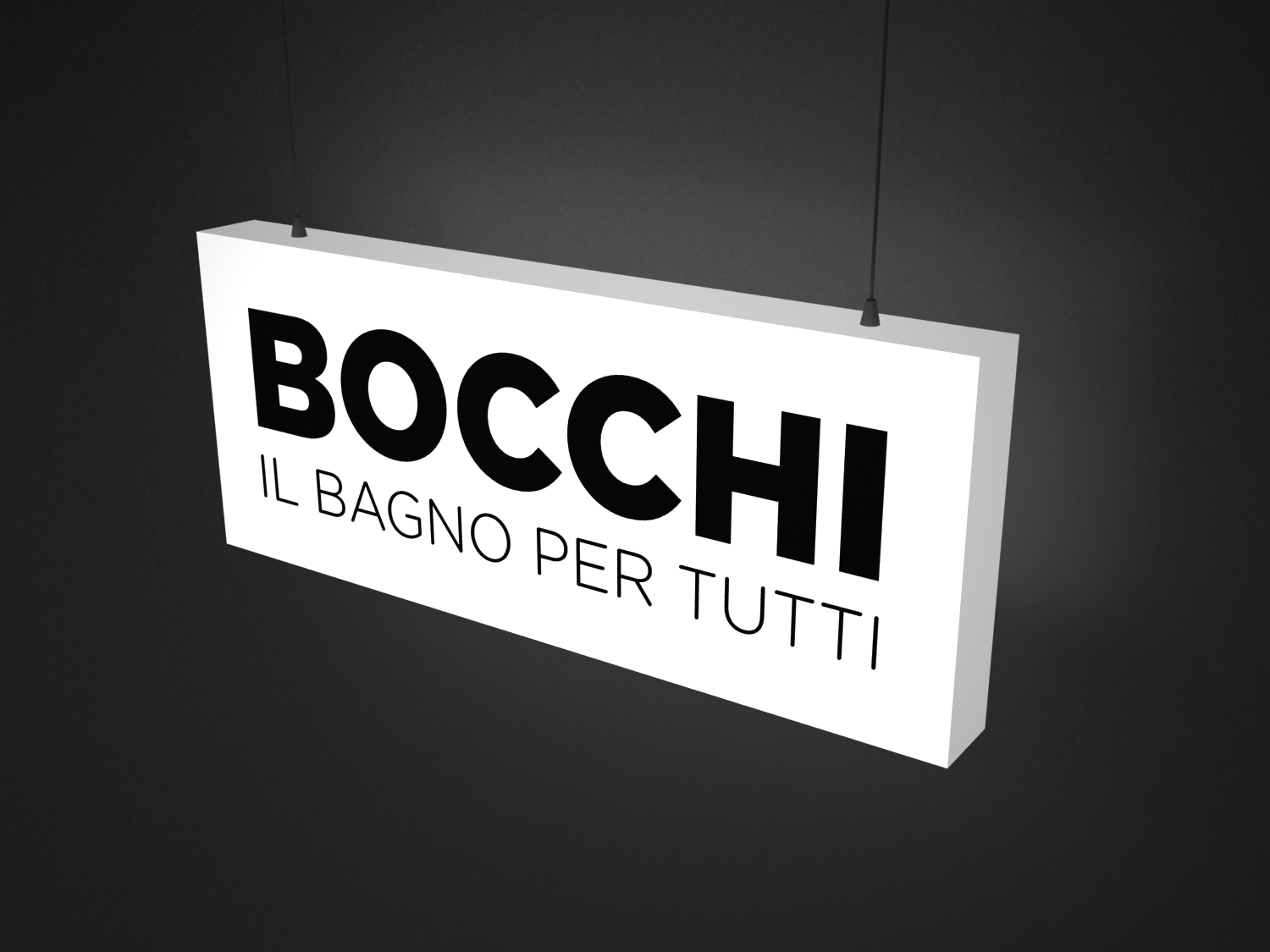 Bocchi Lantern Signboard with Hanging Bracket