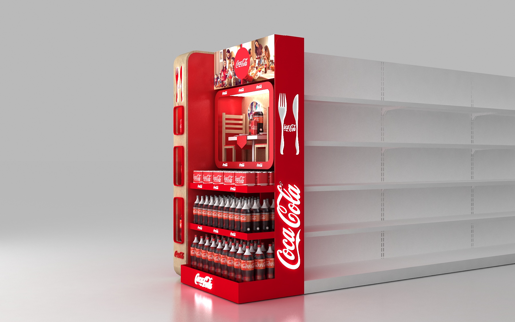 Coca Cola Gondola Stand