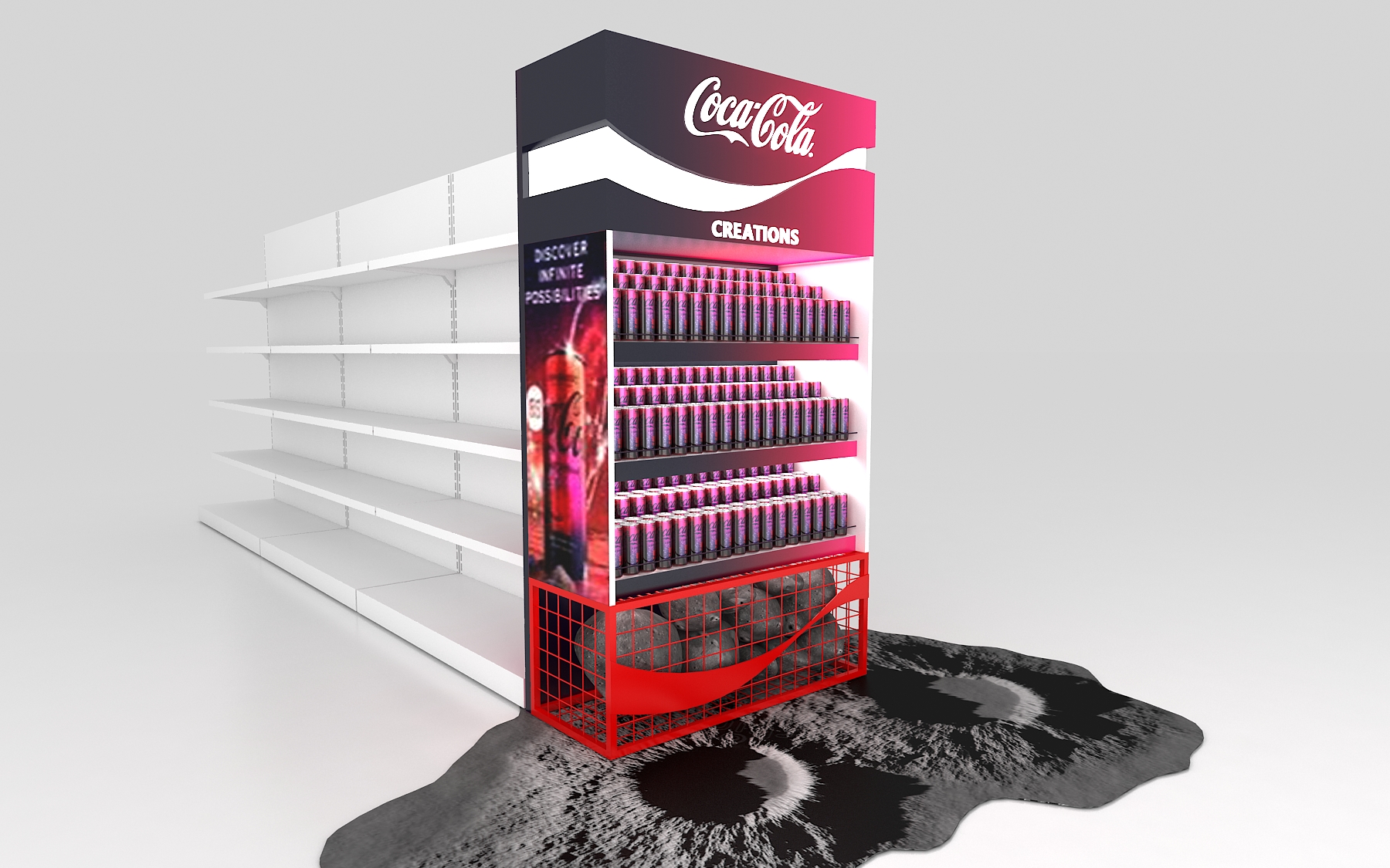 Coca Cola Creations Gondola Stand