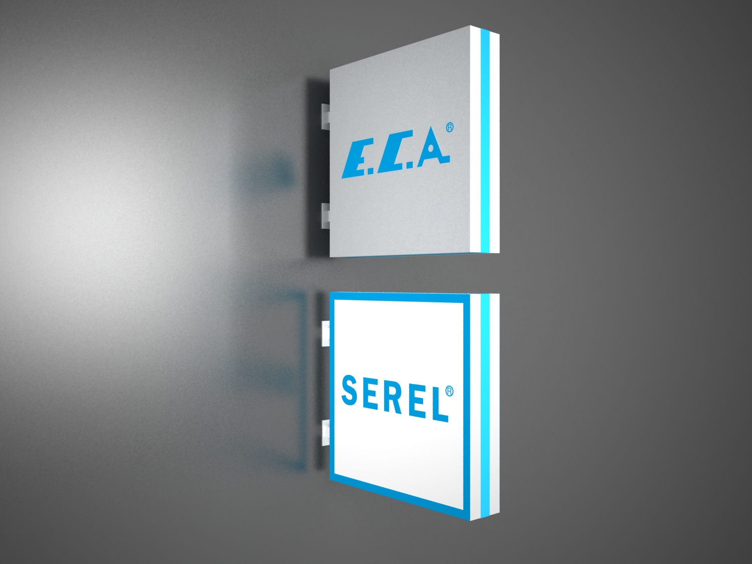 E.C.A. & Serel Lantern Signboard