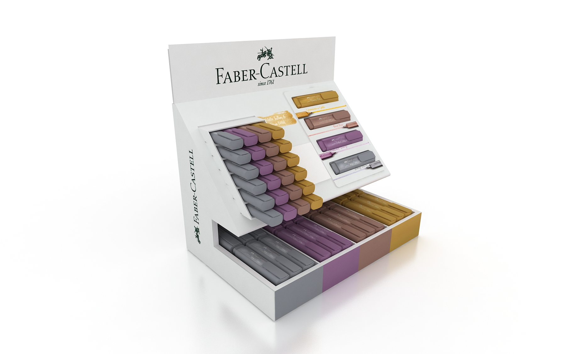 Faber Castell Metallic Textliner Countertop