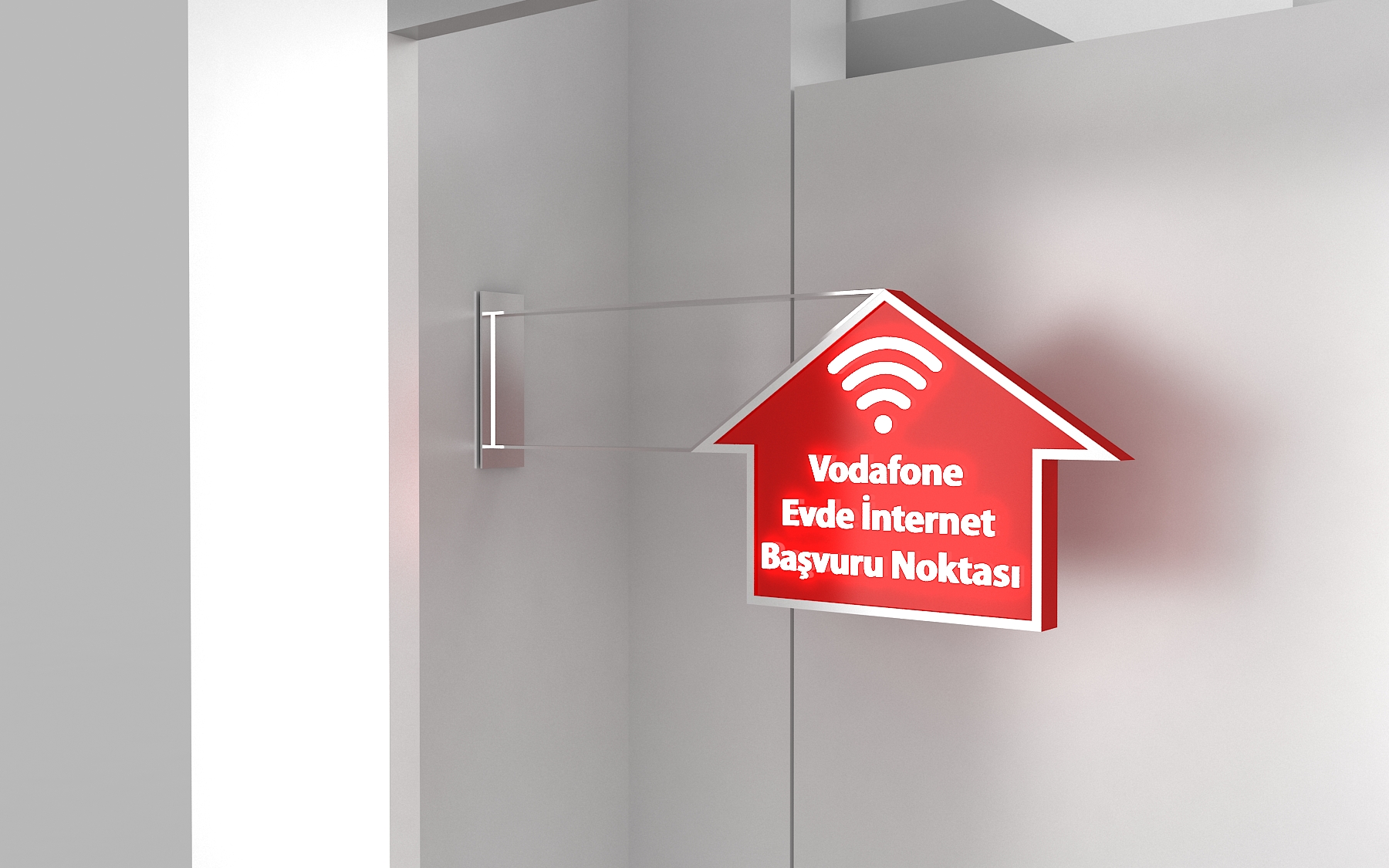 Vodafone Lantern Signboard